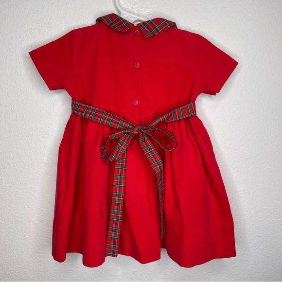 edgehill collection red plaid christmas dress - Picture 2 of 2